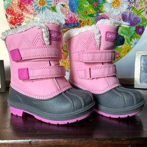 Cat & Jack Toddler Girl Winter Boots, Pink, Size 8T